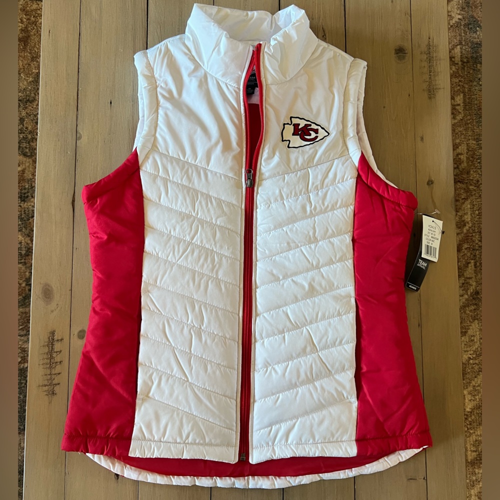Kansas City Chiefs Vest Size Medium NWT
